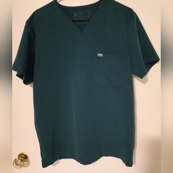 Figs Scrub Set Carribean Blue Size M - Picture 2 of 7